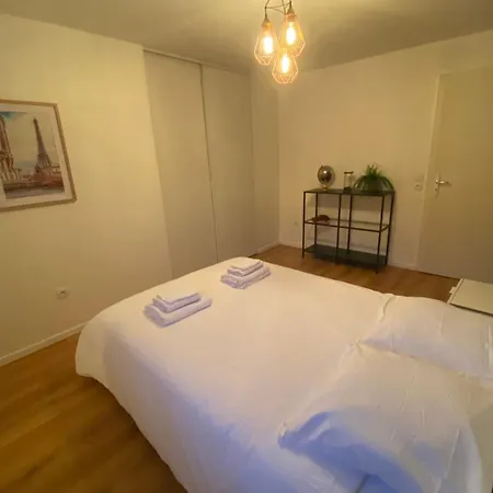 Апартаменты Grand 2 Pieces Eurometropole De Strasbourg Proche Europa Park Avec Terrasse